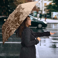 Polynesia Umbrella Hibiscus Hawaiian Tribal Tattoo Retro Pink Pastel LT9 - Polynesian Pride