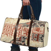 Hawaii Beige Version Travel Bag Aloha Tribal Pattern - Polynesian Pride