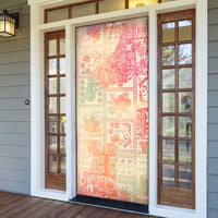 Hawaii Sweat Pink Ombre Door Cover Aloha Tribal Pattern LT9 - Polynesian Pride