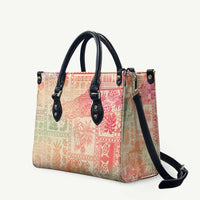 Hawaii Sweat Pink Ombre Leather Bag Aloha Tribal Pattern LT9 Pink - Polynesian Pride