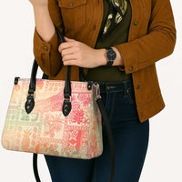 Hawaii Sweat Pink Ombre Leather Bag Aloha Tribal Pattern LT9 - Polynesian Pride