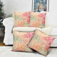 Hawaii Sweat Pink Ombre Pillow Cover Aloha Tribal Pattern - Polynesian Pride