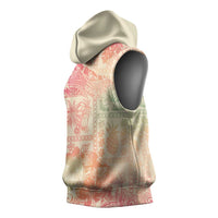 Hawaii Sweat Pink Ombre Sleeveless Hoodie Aloha Tribal Pattern LT9 - Polynesian Pride