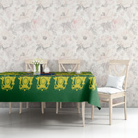 Cook Islands Christmas Tablecloth Santa Beach Meri Kiritimiti LT9 - Polynesian Pride