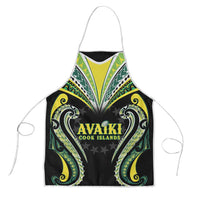 Rugby Cook Islands Avaiki Apron Black Kuki Airani Tribal Maori Inspired LT9 Black - Polynesian Pride