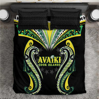 Rugby Cook Islands Avaiki Bedding Set Black Kuki Airani Tribal Maori Inspired LT9 Black - Polynesian Pride