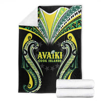 Rugby Cook Islands Avaiki Blanket Black Kuki Airani Tribal Maori Inspired LT9 - Polynesian Pride
