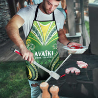 Rugby Cook Islands Avaiki Apron Green Kuki Airani Tribal Maori Inspired LT9 - Polynesian Pride