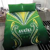 Rugby Cook Islands Avaiki Bedding Set Green Kuki Airani Tribal Maori Inspired LT9 - Polynesian Pride