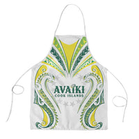 Rugby Cook Islands Avaiki Apron White Kuki Airani Tribal Maori Inspired LT9 White - Polynesian Pride