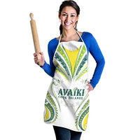 Rugby Cook Islands Avaiki Apron White Kuki Airani Tribal Maori Inspired LT9 - Polynesian Pride