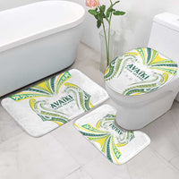 Rugby Cook Islands Avaiki Bathroom Set White Kuki Airani Tribal Maori Inspired LT9 - Polynesian Pride