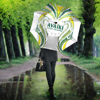 Rugby Cook Islands Avaiki Umbrella White Kuki Airani Tribal Maori Inspired LT9 - Polynesian Pride