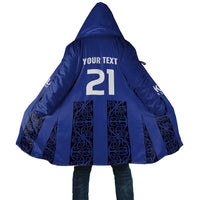Custom Oceania Football NZ Auckland Cloak Maori Tribal Pattern