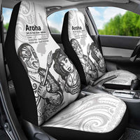 Aroha Maori Language Car Seat Cover Te Reo Maori Inspired Art LT9 - Polynesian Pride