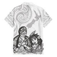 Aroha Maori Language Family Matching Puletasi and Hawaiian Shirt Te Reo Maori Inspired Art