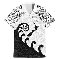 Kia Haka Maori language Family Matching Mermaid Dress and Hawaiian Shirt Te Reo Maori Inspired Art