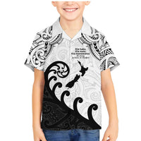 Kia Haka Maori language Family Matching Mermaid Dress and Hawaiian Shirt Te Reo Maori Inspired Art