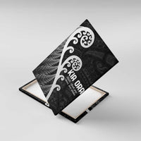 Kia Ora Maori Language Canvas Wall Art Te Reo Maori Koru Fern Art