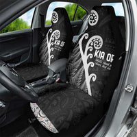 Kia Ora Maori Language Car Seat Cover Te Reo Maori Koru Fern Art LT9 - Polynesian Pride