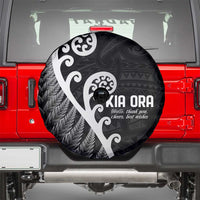 Kia Ora Maori Language Spare Tire Cover Te Reo Maori Koru Fern Art LT9 - Polynesian Pride