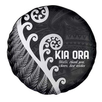 Kia Ora Maori Language Spare Tire Cover Te Reo Maori Koru Fern Art LT9 - Polynesian Pride