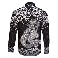 Te Reo Maori Tiki Inspired Art Family Matching Mermaid Dress and Hawaiian Shirt