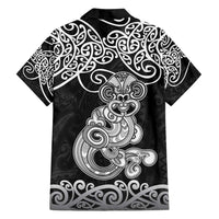 Te Reo Maori Tiki Inspired Art Family Matching Summer Maxi Dress and Hawaiian Shirt