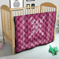 Hawaiian Quilt Block Design Quilt Pink Hawaii Culture Motifs - Polynesian Pride