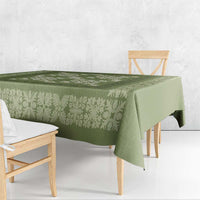 Hawaiian Quilt Pattern Tablecloth Lime Hawaii Culture Tropical - Polynesian Pride