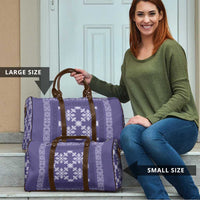 Hawaiian Quilt Pattern Travel Bag Purple Hawaii Culture Tropical LT9 - Polynesian Pride