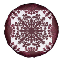 Palm Leaf Quilt Pattern Spare Tire Cover Hawaii Culture Floral - Polynesian Pride
