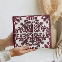 Palm Leaf Quilt Pattern Wrapping Paper Hawaii Culture Floral - Polynesian Pride