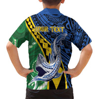 Personalised Crocodile and Shark Solomon Islands Hawaiian Shirt Polynesian Tribal Tattoo LT9 - Polynesian Pride