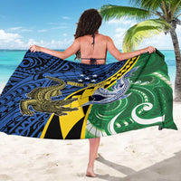 Personalised Crocodile and Shark Solomon Islands Sarong Polynesian Tribal Tattoo LT9 - Polynesian Pride