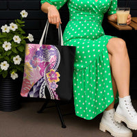 Aloha Vintage Hibiscus Lei Seamless Pattern Tote Bag - Polynesian Pride
