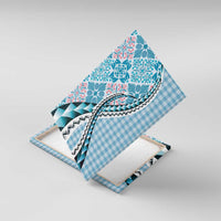 Aloha Vintage Palaka Floral Hawaiian Quilt Canvas Wall Art Uliuli Motif - Polynesian Pride