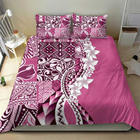 Aloha Vintage Plumeria Hawaiian Tapa Pattern Bedding Set Pink Hawaiian Tapa Pattern - Polynesian Pride