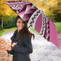 Aloha Vintage Plumeria Hawaiian Tapa Pattern Umbrella Pink Hawaiian Tapa Pattern LT9 - Polynesian Pride
