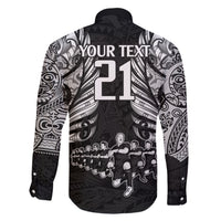 Custom New Zealand Rugby Family Matching Short Sleeve Bodycon Dress and Hawaiian Shirt Black Haka Dance With NZ Champions History LT9 - Polynesian Pride