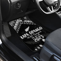 NZ Rugby Car Mats Kapa Opango Maori Haka With Years of The All Black Champions LT9 - Polynesian Pride