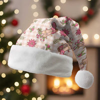 Beige Paniolo Palaka Hawaiian Cowgirl Christmas Santa Hat LT9 Without Fur Beige - Polynesian Pride