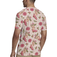 Beige Paniolo Palaka Hawaiian Cowgirl Christmas Rugby Jersey LT9 - Polynesian Pride