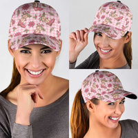 Pink Paniolo Palaka Hawaiian Cowgirl Christmas Classic Cap LT9 - Polynesian Pride