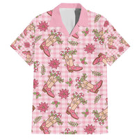 Pink Paniolo Palaka Hawaiian Cowgirl Christmas Hawaiian Shirt - Polynesian Pride