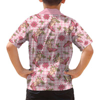 Pink Paniolo Palaka Hawaiian Cowgirl Christmas Hawaiian Shirt - Polynesian Pride