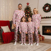 Pink Paniolo Palaka Hawaiian Cowgirl Christmas Pajama Set - Polynesian Pride