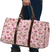 Pink Paniolo Palaka Hawaiian Cowgirl Christmas Travel Bag LT9 - Polynesian Pride