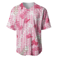 Paniolo Palaka Hawaiian Cowgirl Baseball Jersey - Polynesian Pride