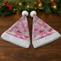 Paniolo Palaka Hawaiian Cowgirl Christmas Santa Hat LT9 - Polynesian Pride